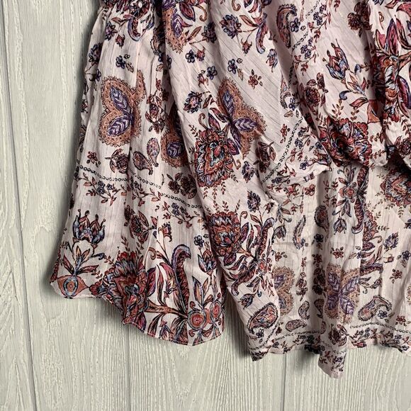 Lovestitch Pink Hi Low V-Neck Top Size Small NWT - Picture 2 of 5